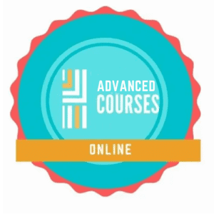 The cover page of advanced course online